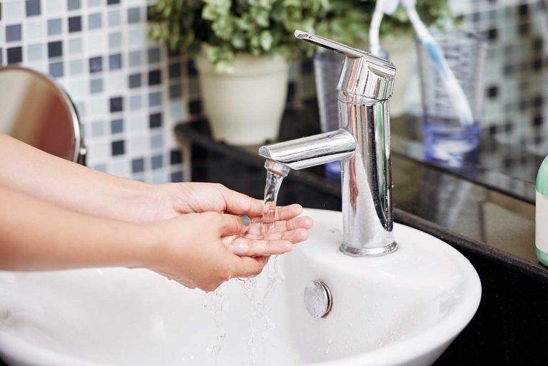 Wash hands