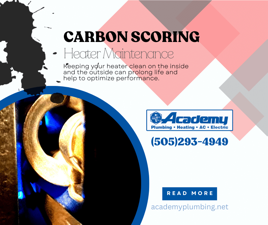 Carbon build up on your heater manifold