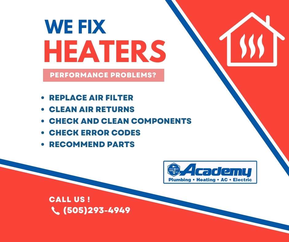Academy fixes heaters